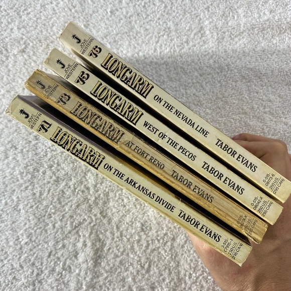 Vintage Longarm Action Western Romance Novel x4 - Picture 11 of 14